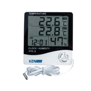 Termometre ve Nem Ölçer (İç ve Dış Mekan) - VZN HTC-2