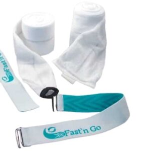 Fast’n Go kol kompresyon bandajı özellikle kendi kendini bandajlama ve evde bakım için geliştirilmiş hibrit kompresyon bandaj sistemidir.