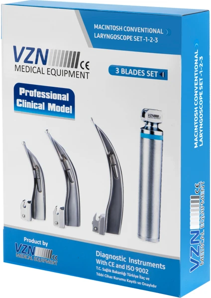 VZN Laringoskop Set Macintosh 3blade